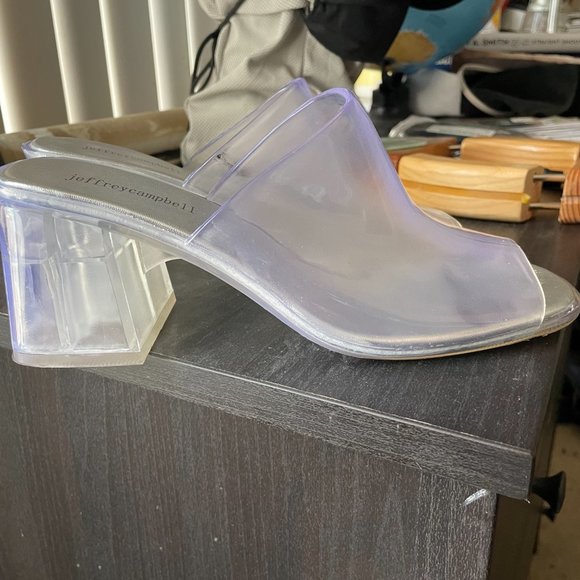 Jeffrey Campbell Petra Mule - Clear - Picture 3 of 7
